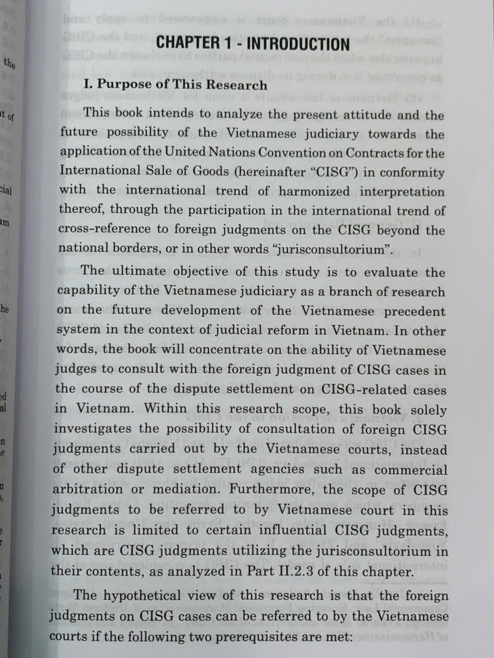 Applicability of jurisconsultorium on the CISG in the Vietnamese judiciary