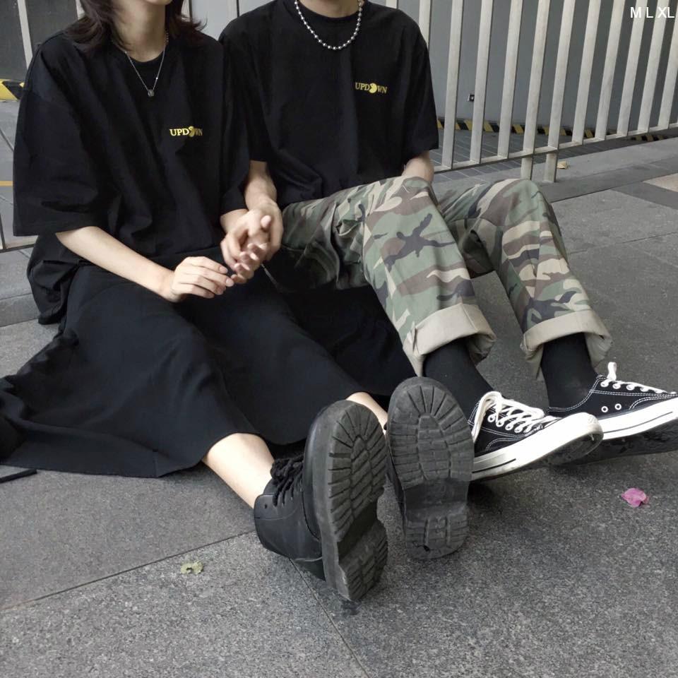 Áo Thun Tay Lỡ Form Rộng Unisex UPDOWN PACMAN