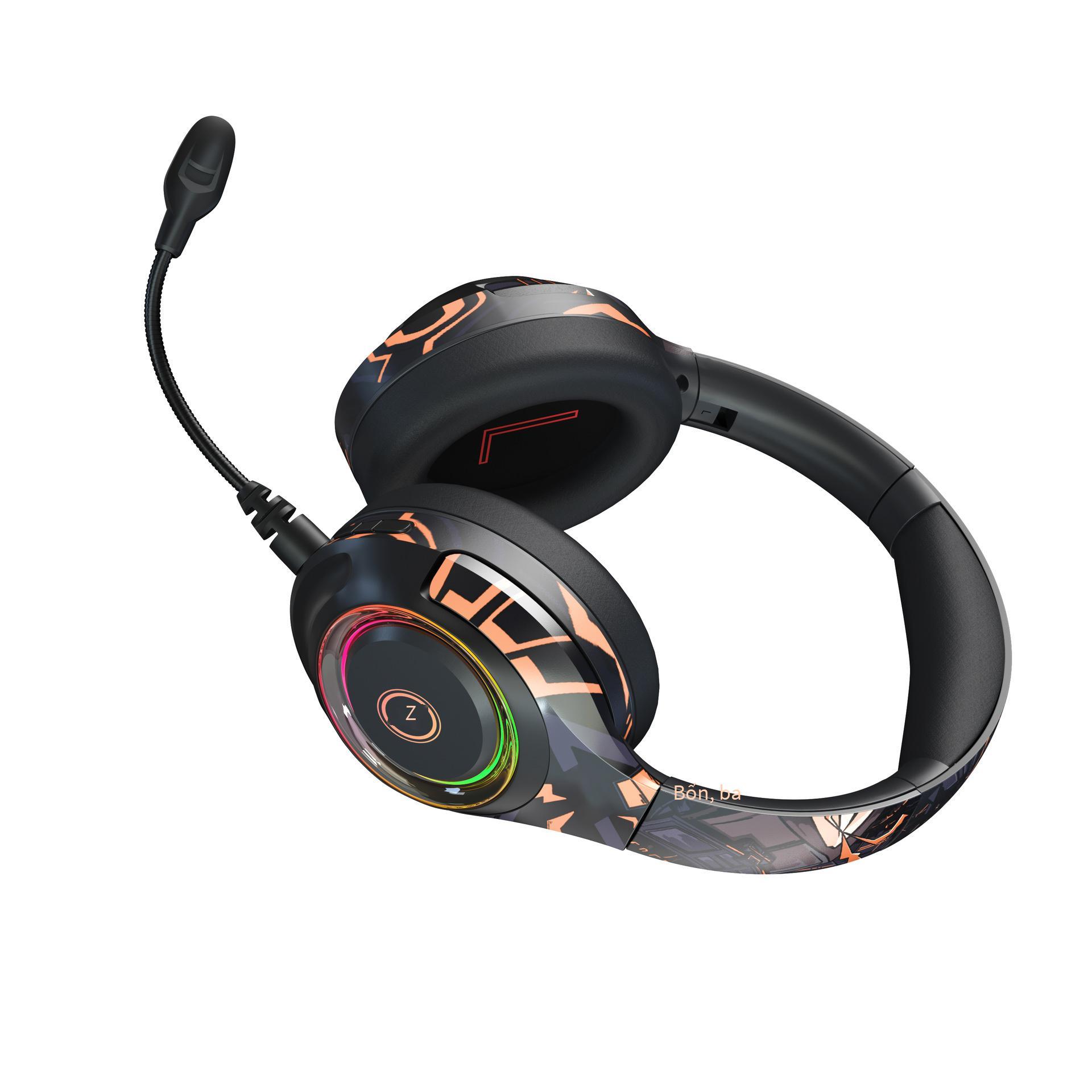 Tai nghe bluetooth gắn trên đầu phong cách mới nhất Tai nghe khử tiếng ồn ANC Tai nghe không dây MP3 tai nghe trò chơi khử tiếng ồn