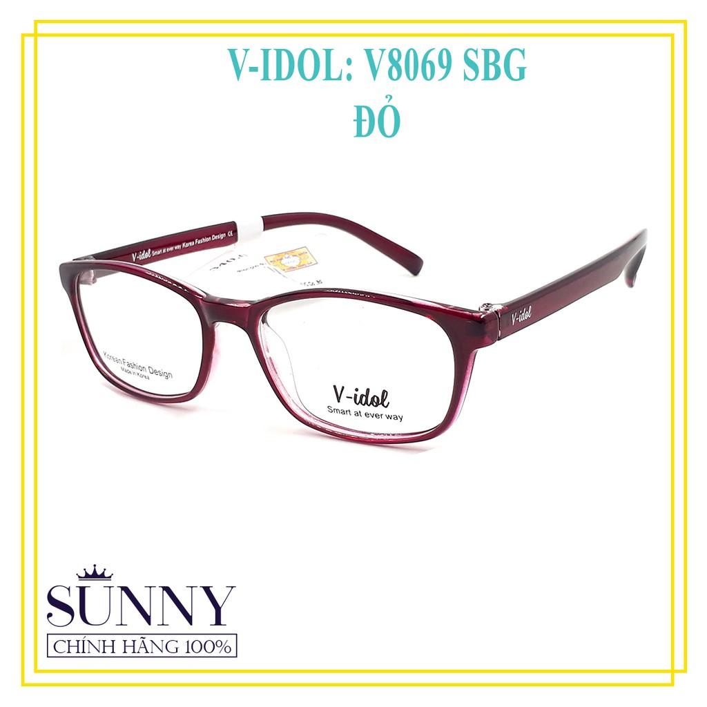 Gọng kính nam nữ chính hãng Vidol V8069 nhiều màu, thiết kế dễ đeo bảo vệ mắt
