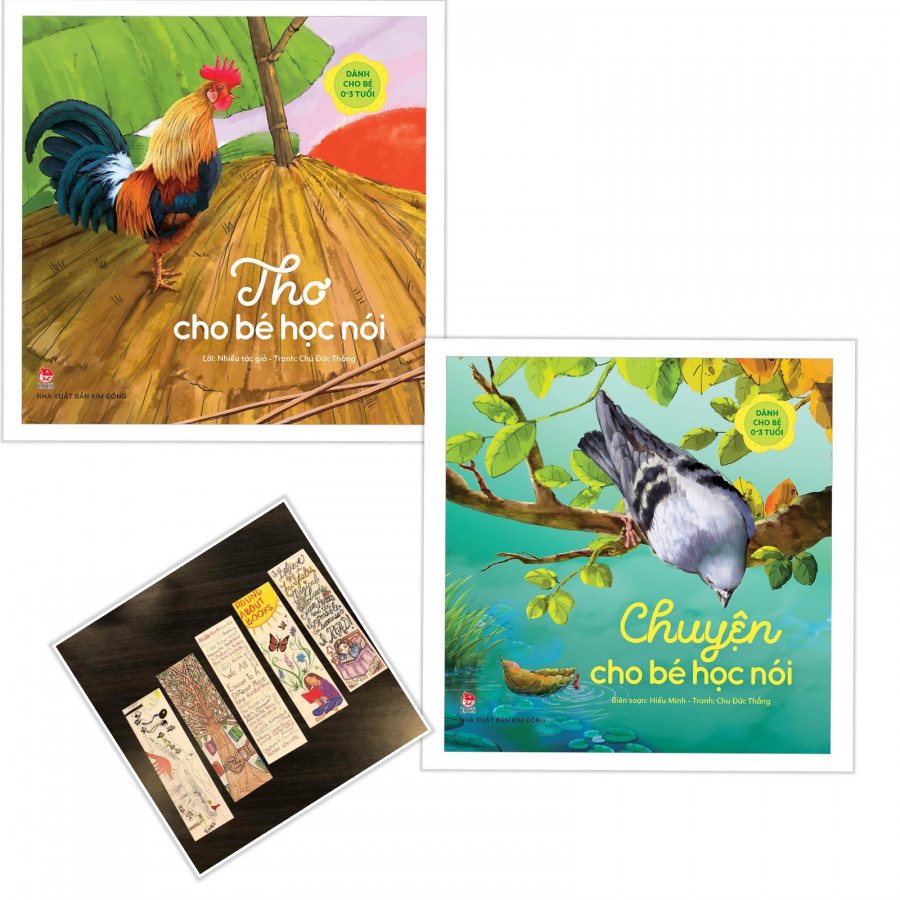 Combo Dành Cho Bé Từ 0 - 3 Tuổi - Thơ Cho Bé Học Nói + Chuyện Cho Bé Học Nói -