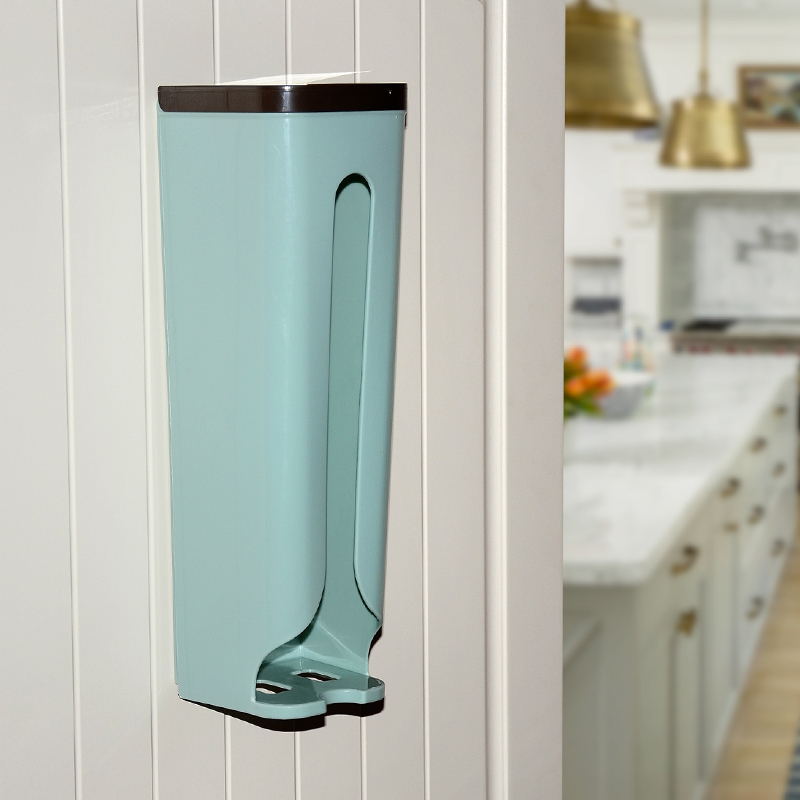 Hộp dán tường đựng giấy vệ sinh, túi nilong tiện dụng hiện đại - Tặng 1 móc hít chân không.