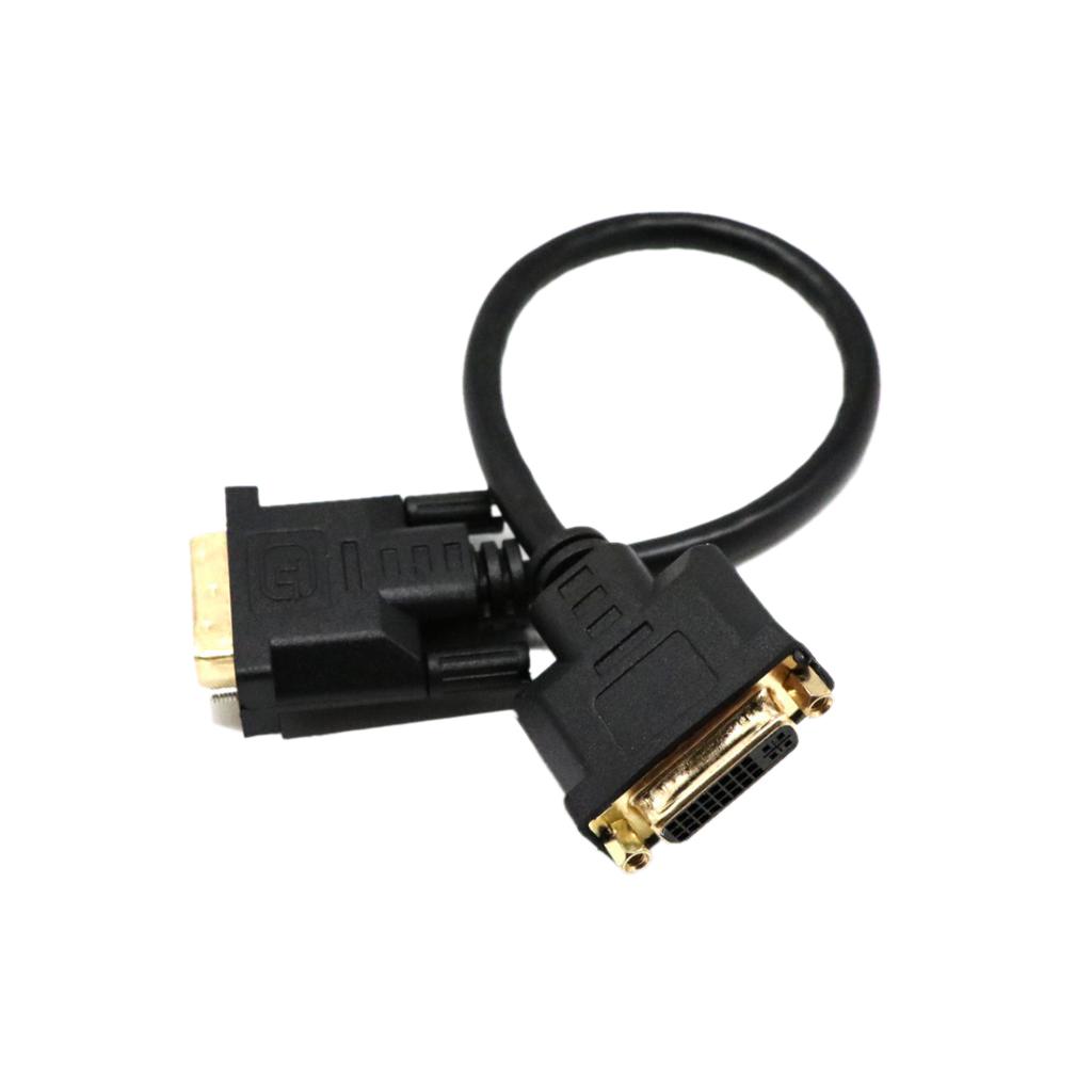 NEW 24+1 Pins DVI-D Male to DVI-D Female Cable Digital Video Cord for Monitor PC Video Adapter 30cm