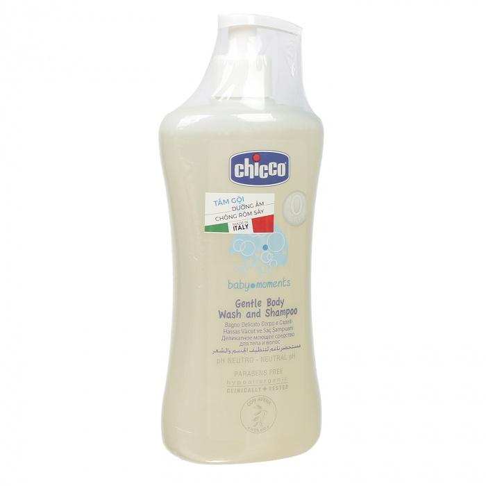 Sữa tắm gội yến mạch Chicco 500ml 28451 an toàn với bé