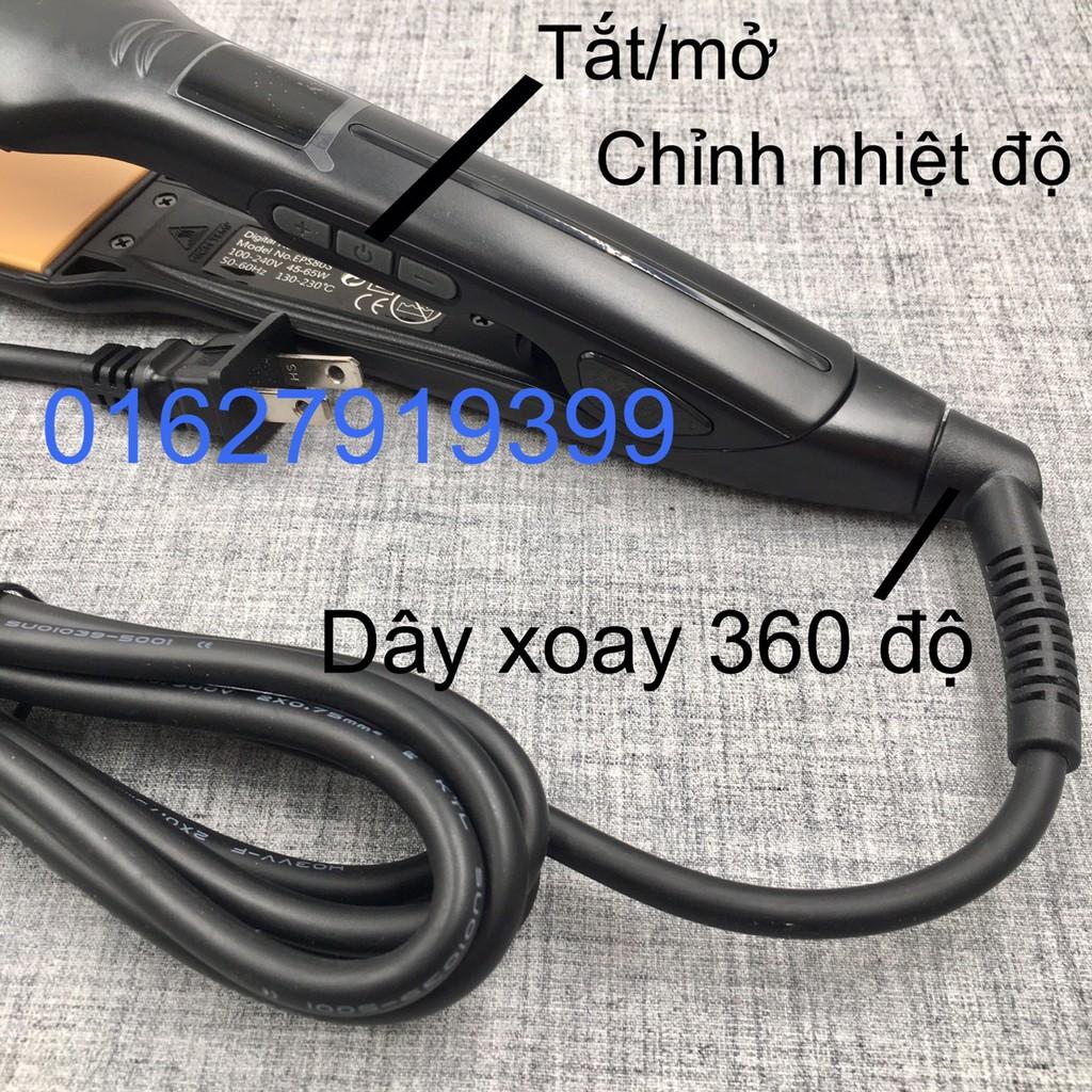 Máy duỗi tóc chuyên nghiệp bản lớn EPS 803