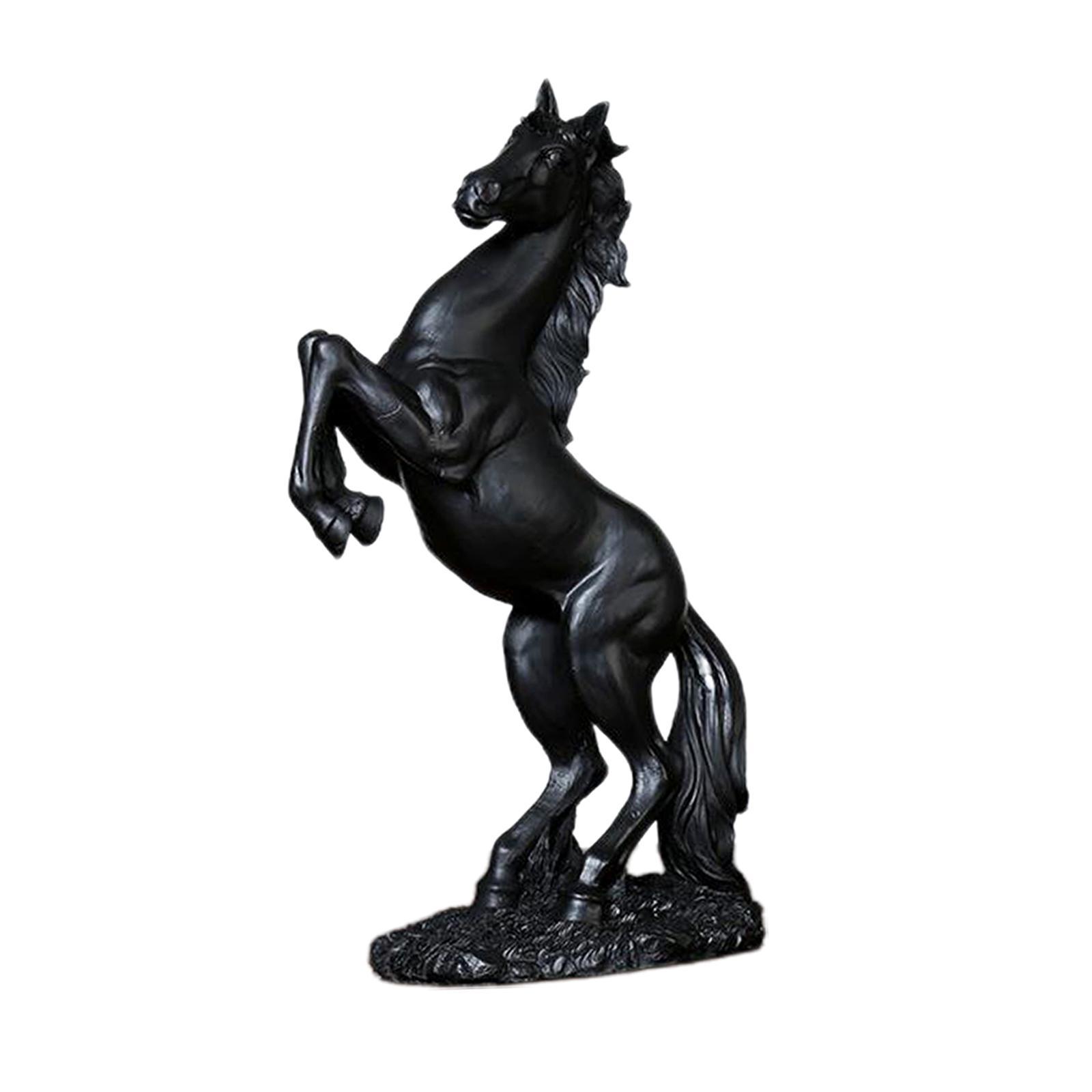 3x Horse Statue Home Decoration Sculpture Resin Figure