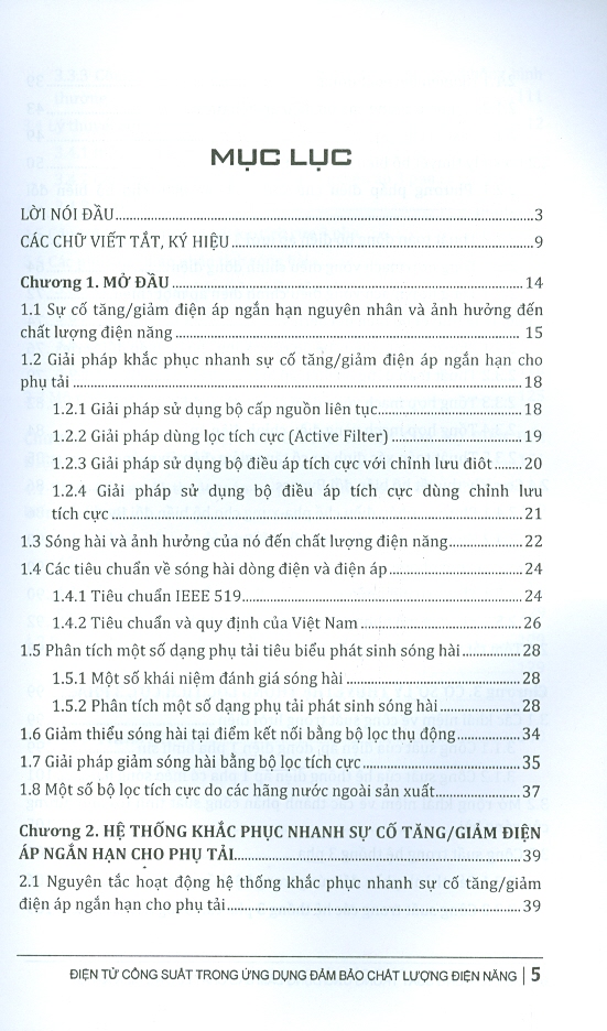 Điện Tử Công Suất Trong Ứng Dụng Đảm Bảo Chất Lượng Điện Năng