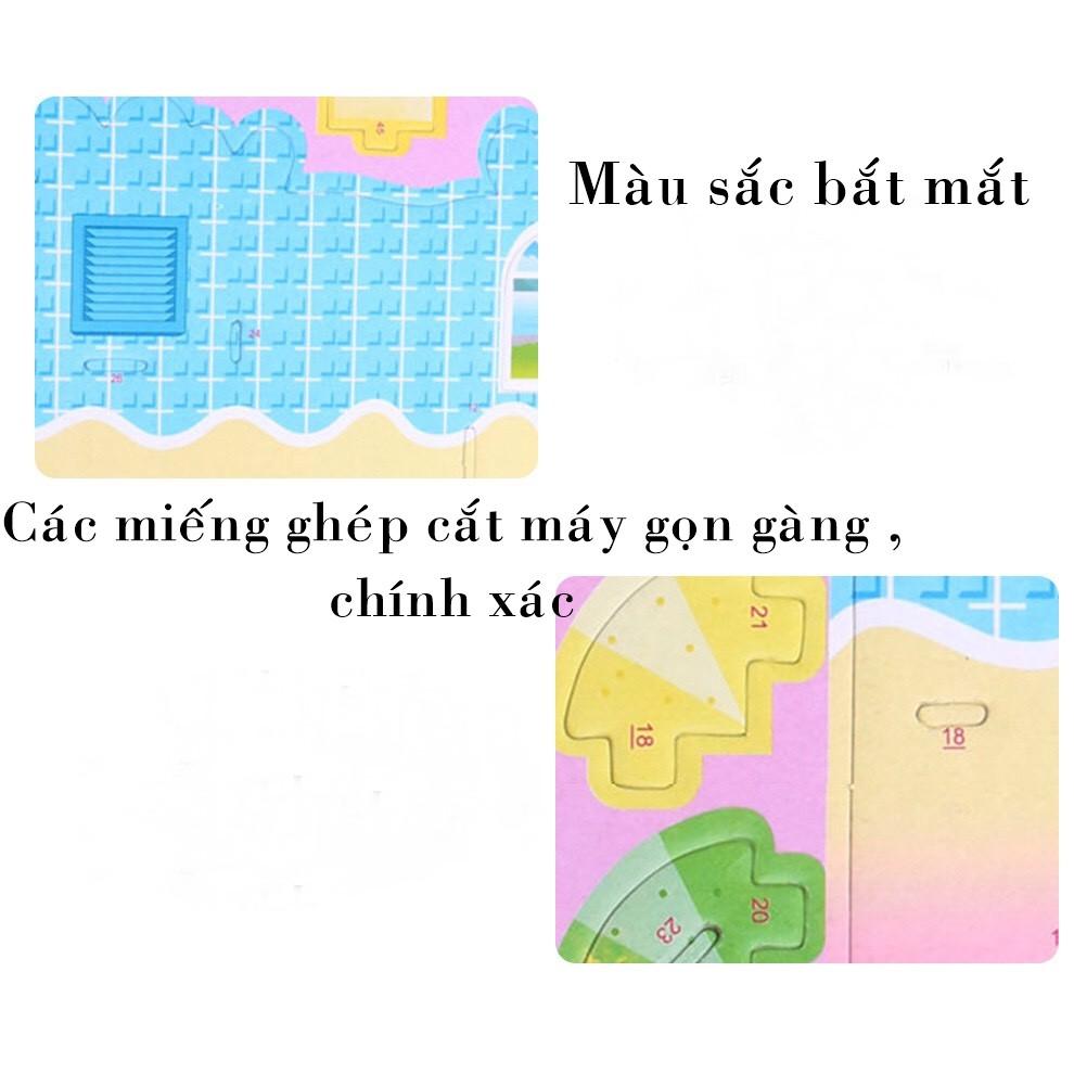 Đồ chơi tranh ghép mô hình 3D bằng giấy xốp EPS , Đồ chơi giáo dục cho trẻ nhỏ