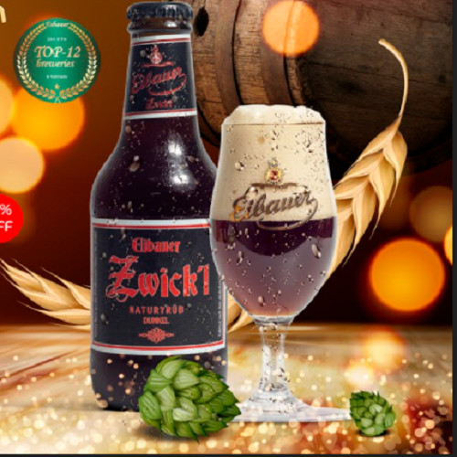 Combo Lốc 6 Chai Bia Đức Thầy Tu EIBAUER ZWICK'L DUNKEL 250ml/chai