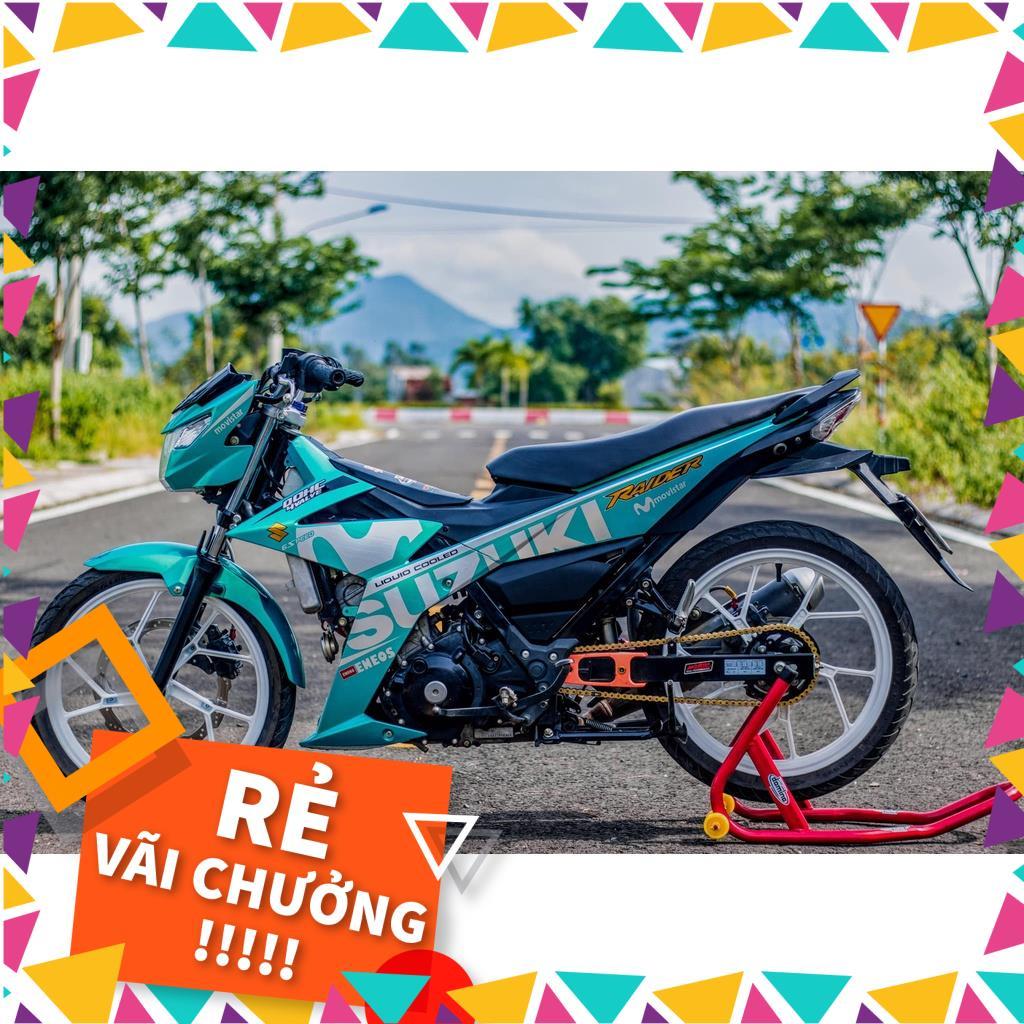 Tem Rời Raider FI Mẫu Movistar Xanh