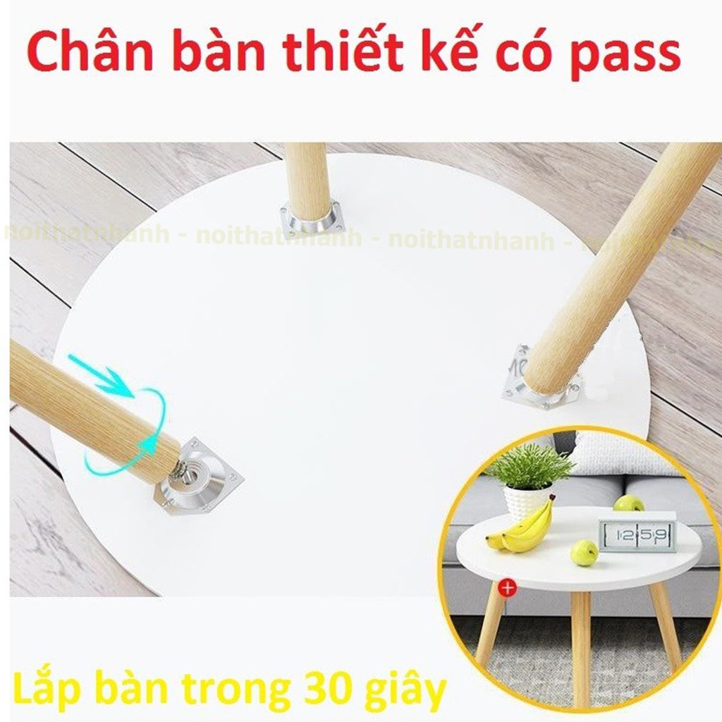 Bàn trà tròn ngồi bệt kiểu NHẬT chân cao 30cm.