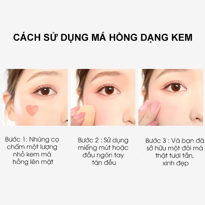 Má hồng dạng kem Chioture My Sweet Heart Blusher 5ml