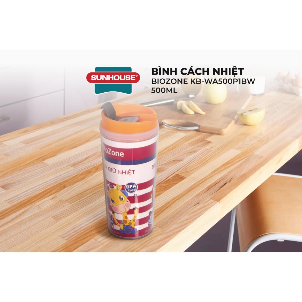 Bình Giữ Nhiệt BIOZONE KB-WA500PO Nắp Màu Cam 500 ml