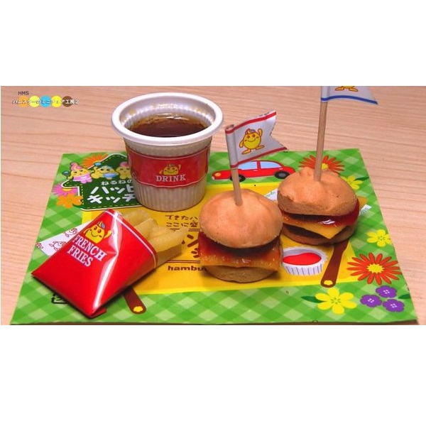 Popin Cookin làm bánh Burger