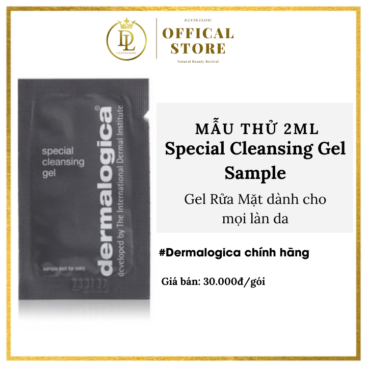 Sữa rửa mặt dạng gel dành cho mọi loại da Dermalogica Special Cleansing Gel 2ml