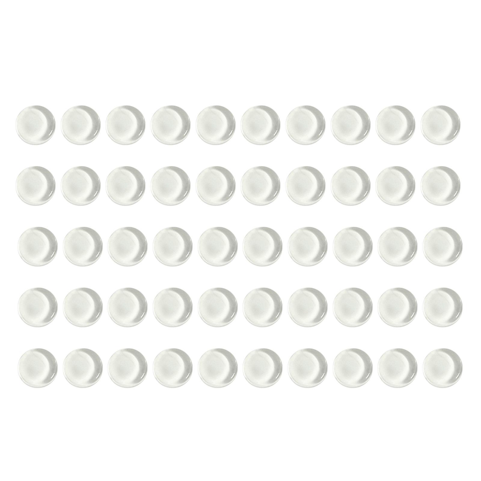 50x Door Stopper Kitchen Furniture Anti Collision Rubber Bumper Pads