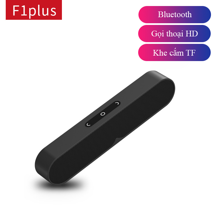 Loa bluetooth F1 Plus dành cho điện thoại, hỗ trợ khe TF gắn thẻ nhớ, cổng USB, cổng AUX 3.5mm Nhỏ gọn hiện đại