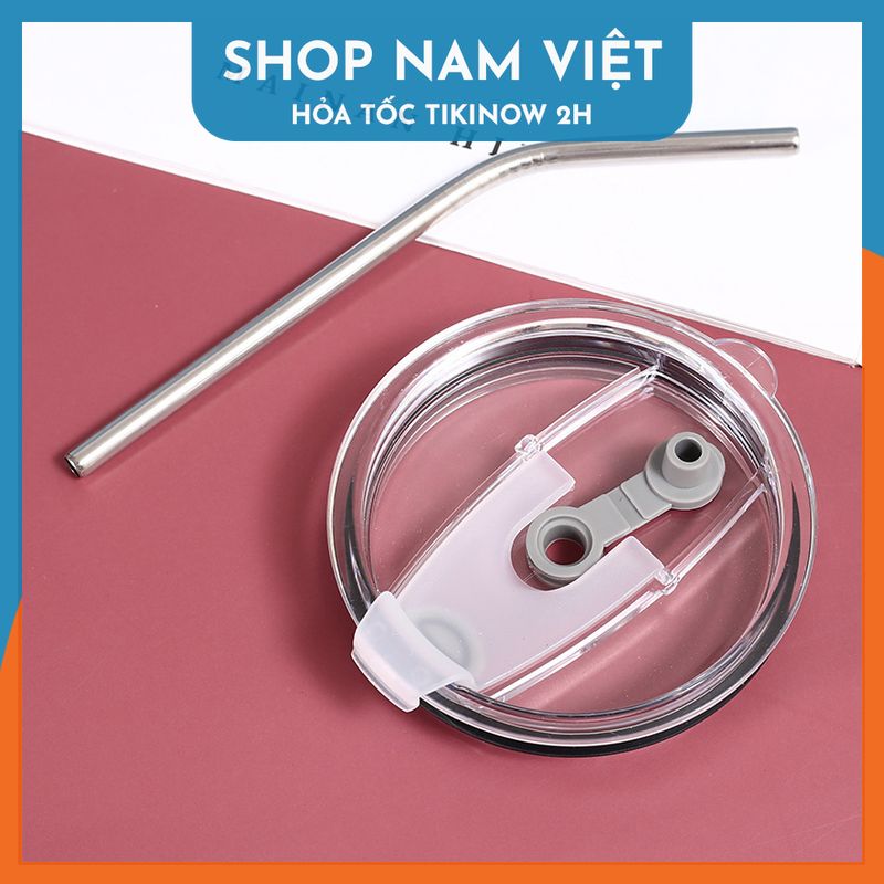 Ly Giữ Nhiệt Phong Cách Trẻ Trung, Chất Liệu Inox304, Giữ Nóng Lạnh, Kèm Ống Hút - Chính Hãng NAVIVU