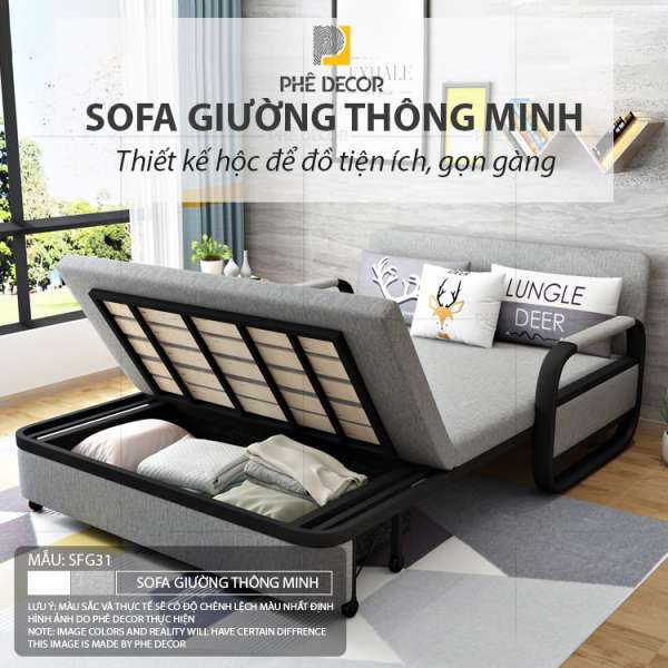 SOFA GIƯỜNG GENOA - SFG31 - 150x90x90