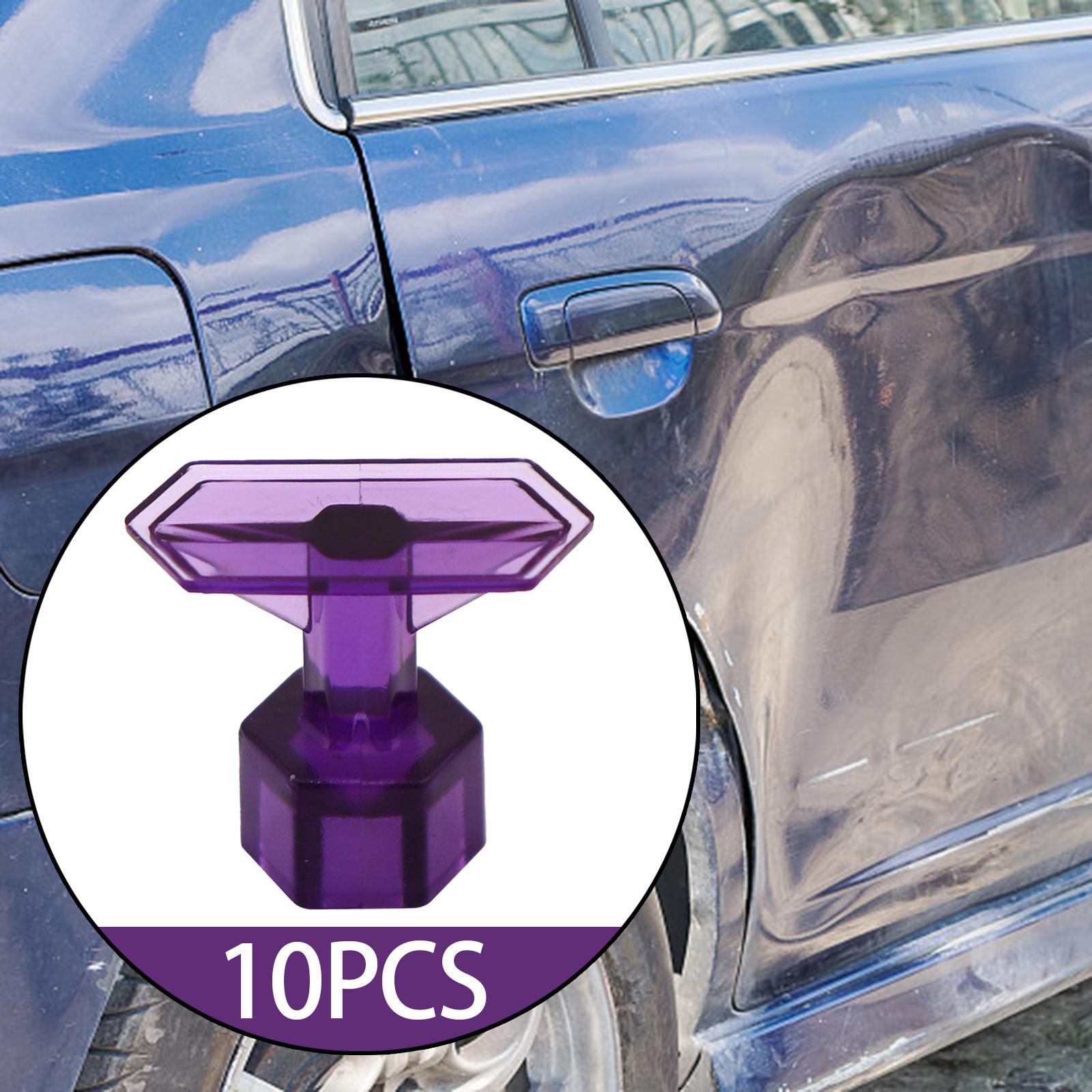 10 Pieces Hail Damage  Remover Tools Car Body  Puller Professional Universal  Removal Puller Tabs  for Motorcycles Truck