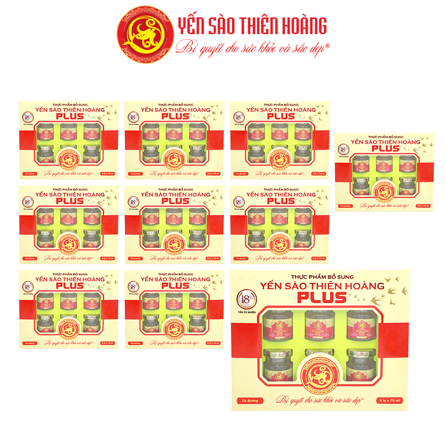 Combo 10 Hộp Yến Thiên Hoàng 18%