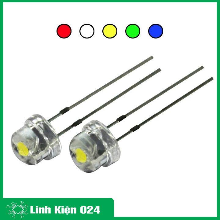 Đèn led lùn siêu sáng đường kính 5mm gói 10 con làm biển quảng cáo trang trí, led cube