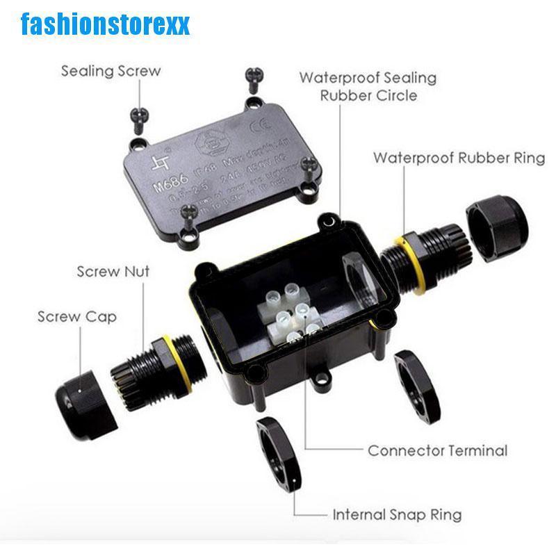 Hộp Kết Nối Cáp IP66 2 / 3 Cách