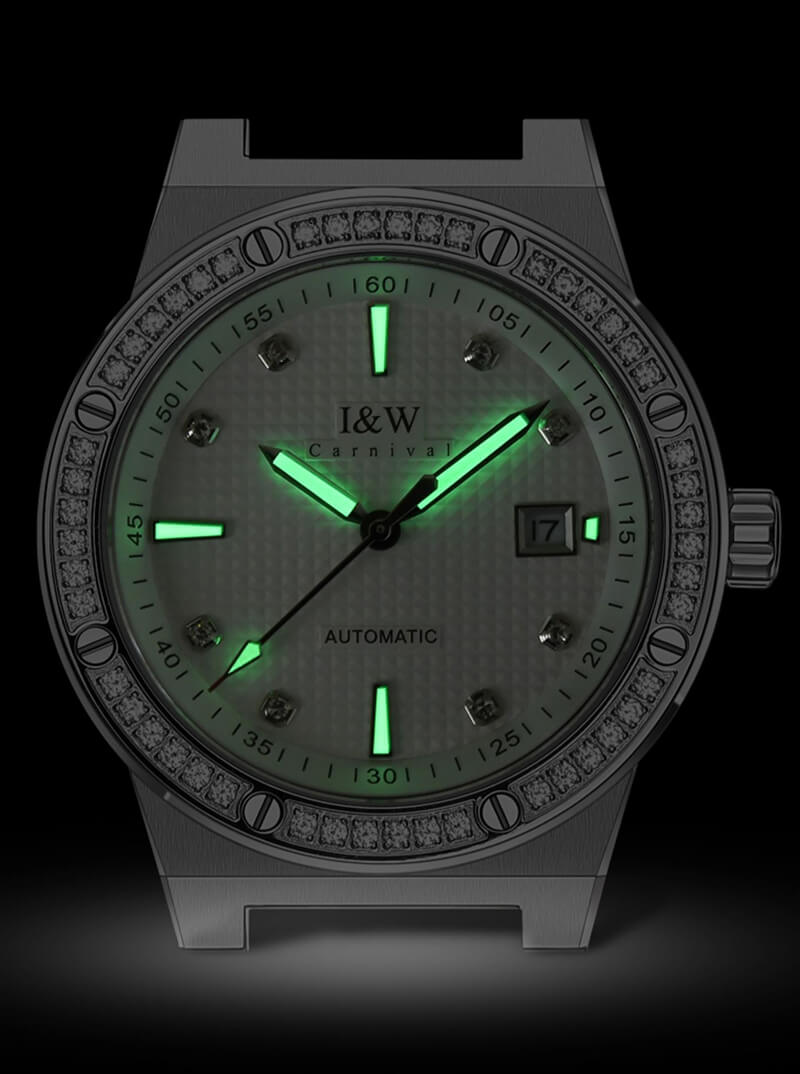 Đồng hồ nam chính hãng IW CARNIVAL IW610G-5 Kính sapphire ,chống xước ,Chống nước 30m ,Bảo hành 24 tháng,Máy cơ (Automatic),dây kim loại 316L không gỉ, thiết kế đơn giản dễ đeo