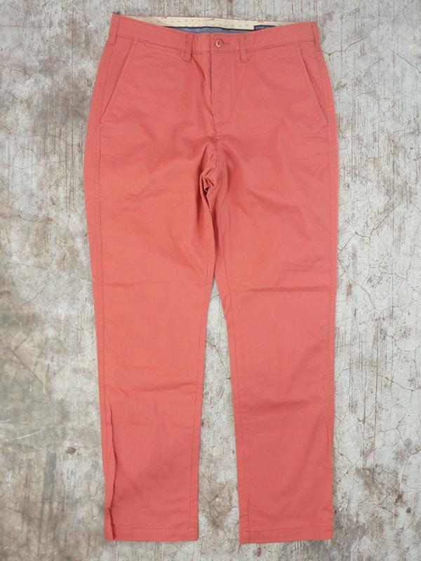 Quần Kaki Nam Cremieux Soho Comfort Stretch Slim-Fit Flat-Front Twill Casual Pants - SIZE 32