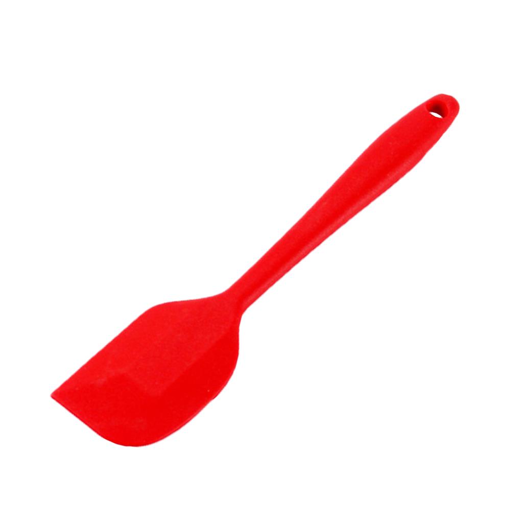 Long Handle Silicone Spatula Heat-Resistant Cake Decorating Scraper