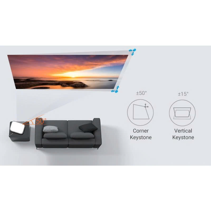 Máy chiếu di động BYINTEK K45 Smart,WiFi, Android, Full HD 1080P, 4K - Hàng nhập khẩu