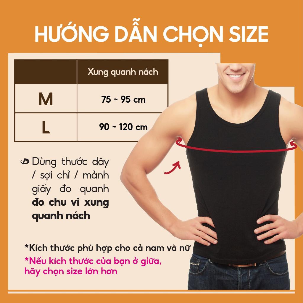 Đai cố định khớp vai loại vừa Phiten Supporter Shoulder Middle Type AP178004/AP178005