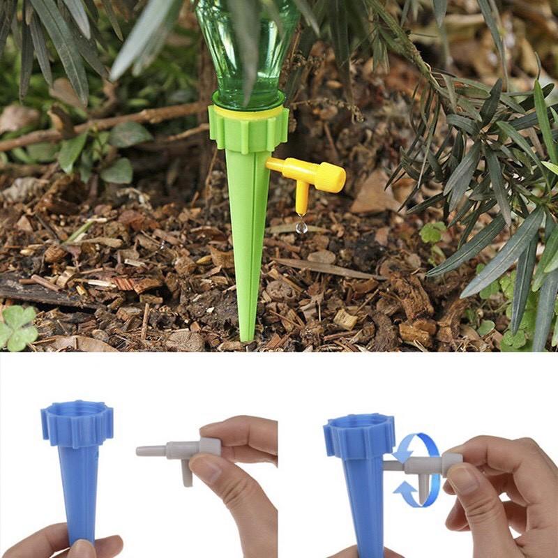 Vòi tưới cây nhỏ giọt tự động gắn chai nhựa tiện dụng