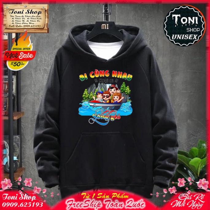 ÁO HOODIE ĐI CÙNG NHAU - In Pet Siêu Bền Siêu Đẹp - Full Size Full Màu