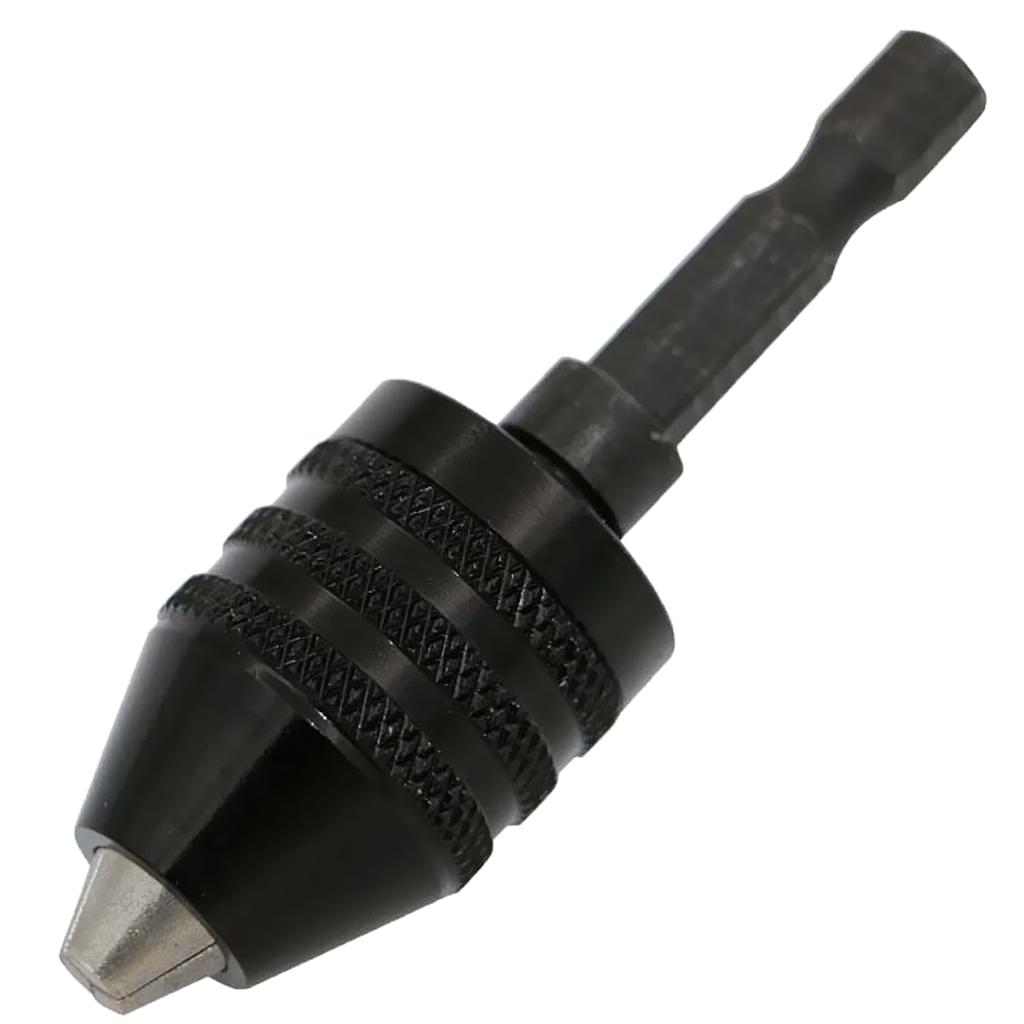 Keyless Drill Chuck Three-Jaw 0.3mm-6.5mm Fixture Clamp Conversion Kit