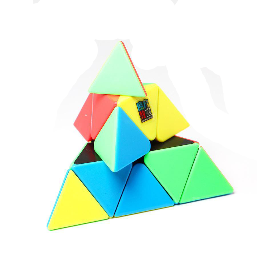 Rubik Tam Giác Pyraminx 3x3 Cao Cấp - Tặng Đế Kê Rubik Siêu Xịn