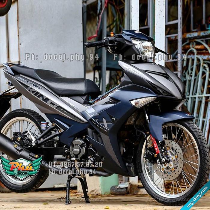 Tem rời EX 150 MX xám xanh