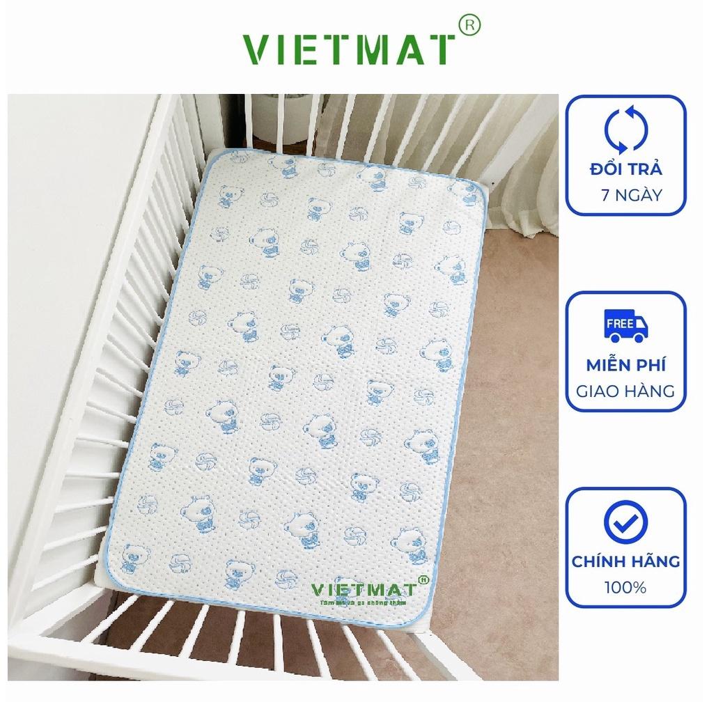 Tấm lót chống thấm cho bé VIETMAT các size 50x70, 60x90, 70x100, 70x110, 70x120, 70x130 và 80x120cm