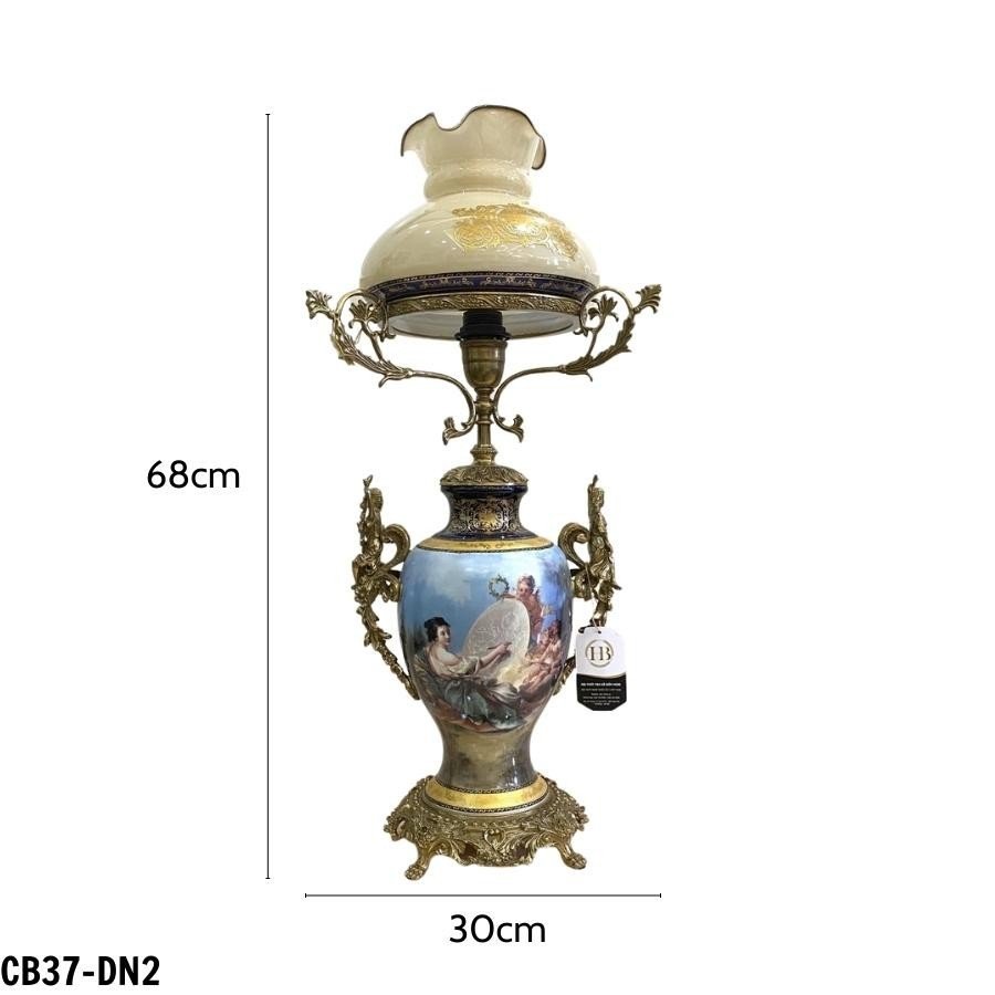 Đèn bàn cổ của Pháp mang phong cách tân cổ điển CB37-DN2