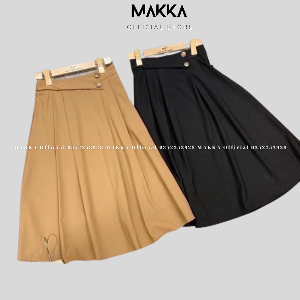 Chân váy MAKKA cv xòe 2 cúc cực xinh thời trang MAKKA 534