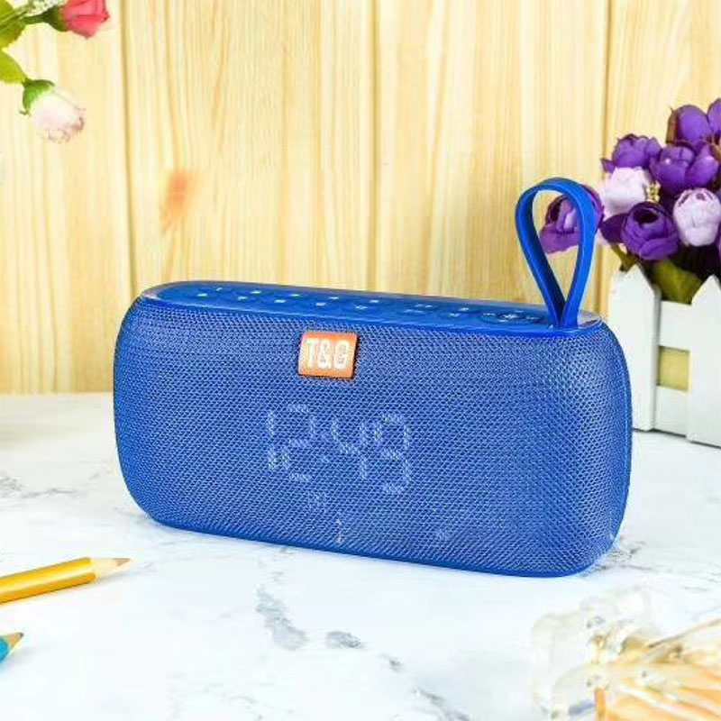 Loa bluetooth để bàn TG177, mặt đồng hồ hiển thị giờ, báo thức, đài FM (màu ngẫu nhiên)