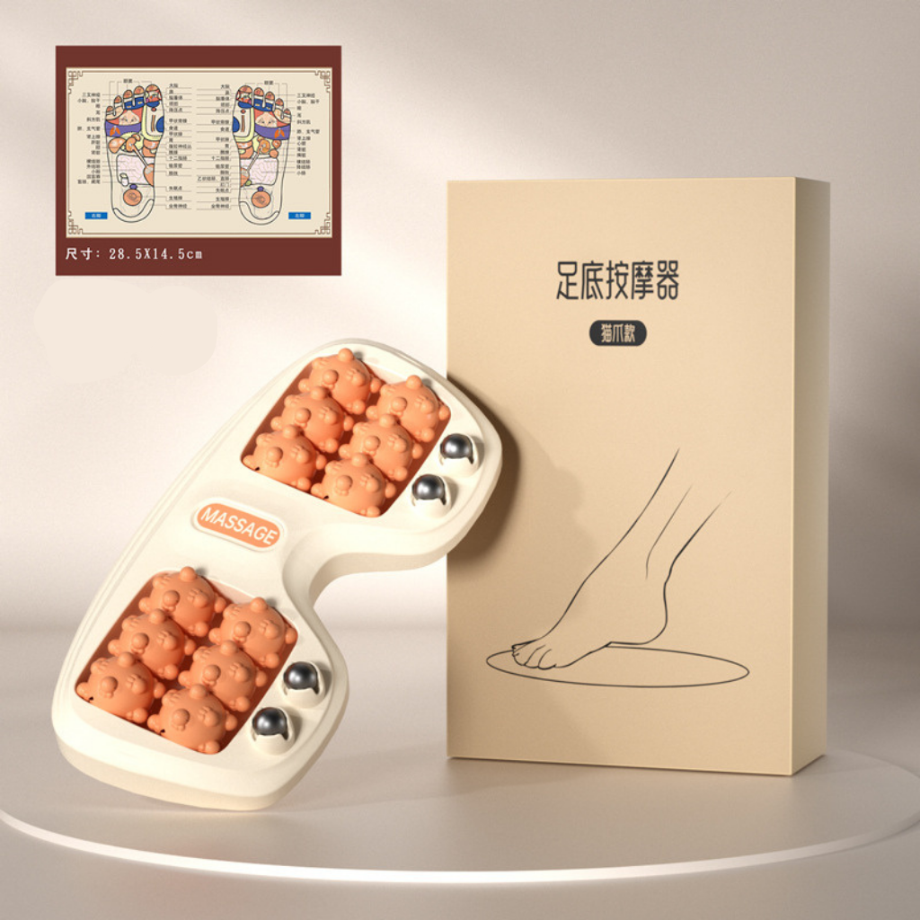 Dụng cụ massage chân 4 con lăn