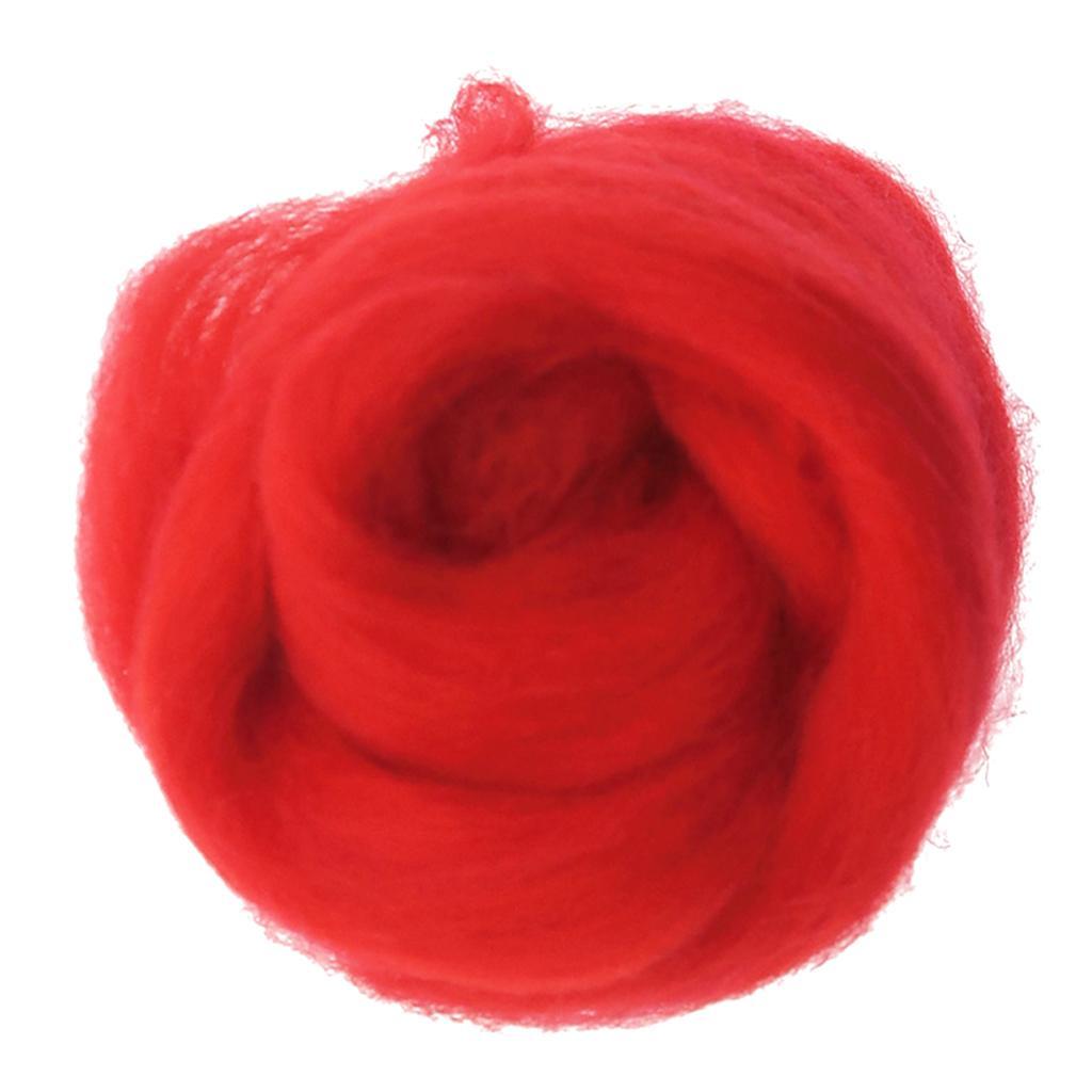 1 Piece 10g Soft Wool Roving Felting Wool for DIY Needle Felting Craft Materials