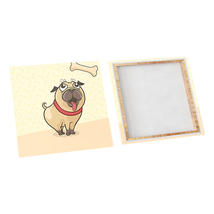 Tranh Canvas "Bữa Ăn Của Pug" W132