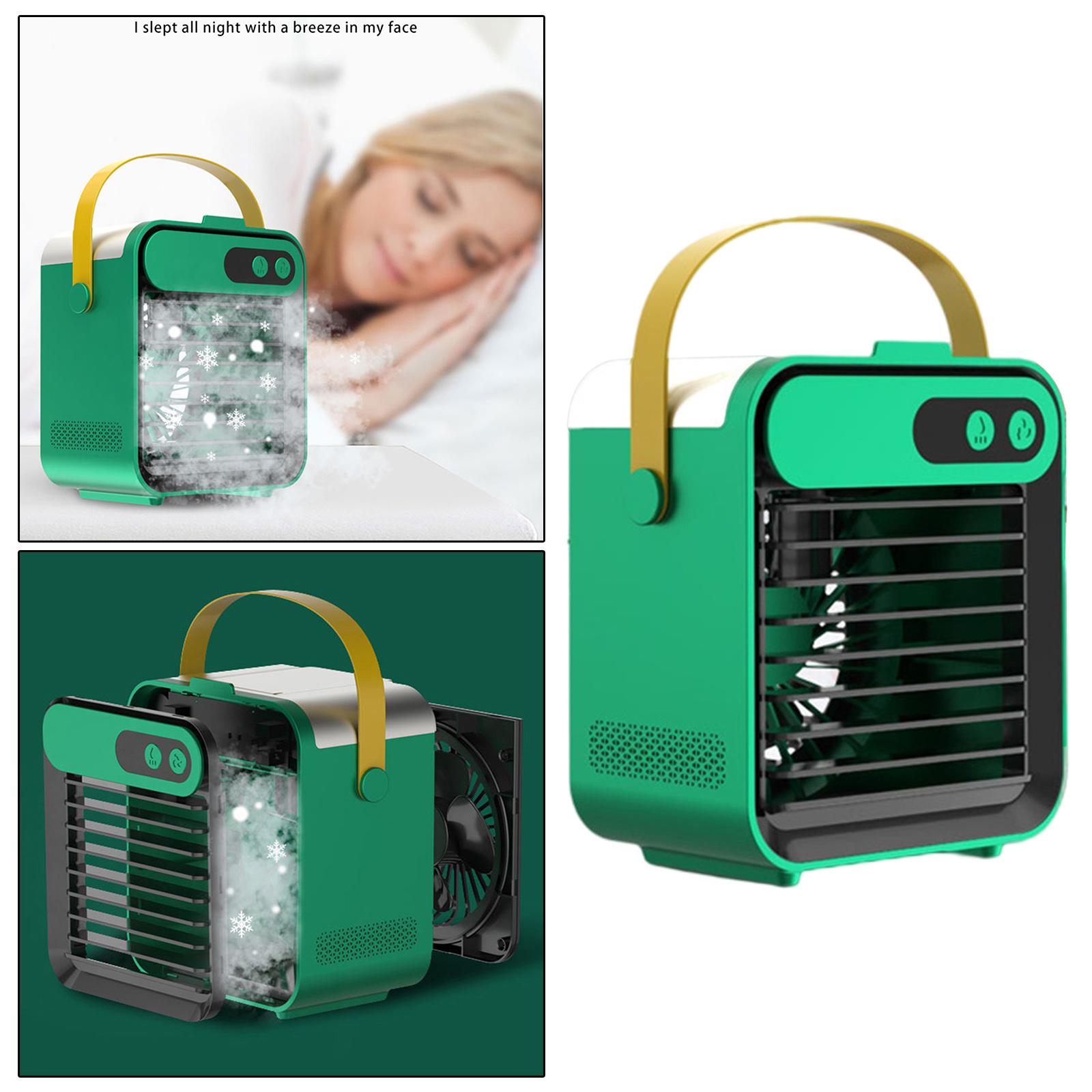 USB Air Conditioner Fan Air Cooler 3 Fan Speed Humidifier Purifier