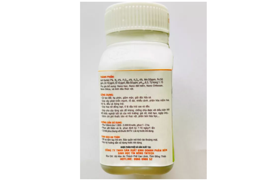 Phân bón vi lượng TNTECH SUPER N.A.N.O - Dùng cho mọi giai đoạn phát triển của cây trồng