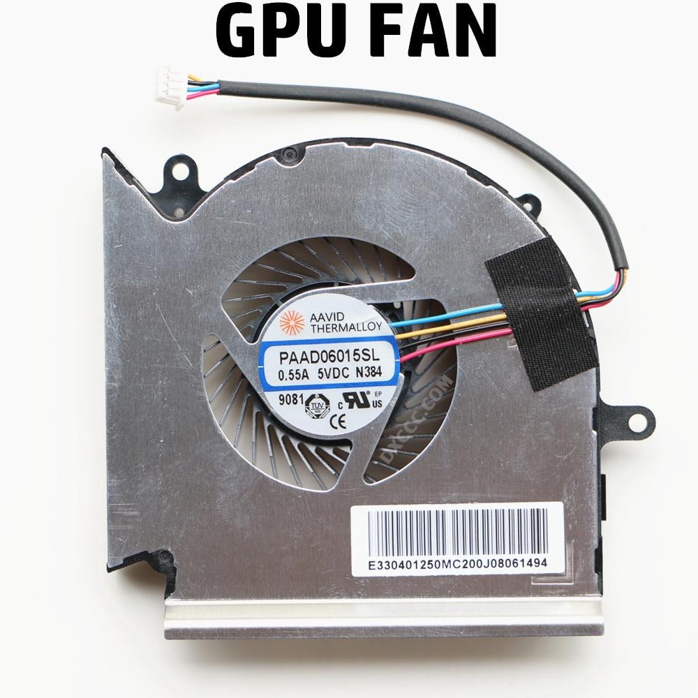Quạt Tản Nhiệt cpu Aavid paad06015sl ms-16p7 Cho msi ge63vr Ge73Vvr ms-16p1 ms-17c1