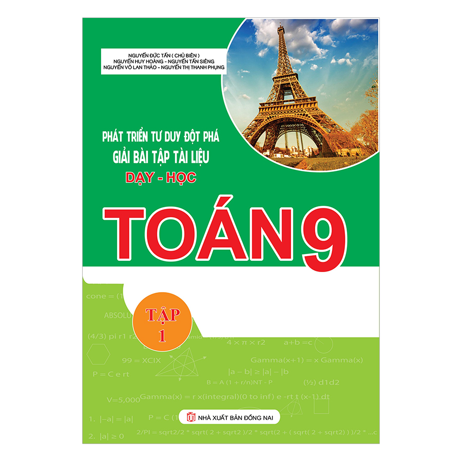 Phát Triển Tư Duy Đột Phá Giải Bài Tập Tài Liệu Dạy - Học Toán 9