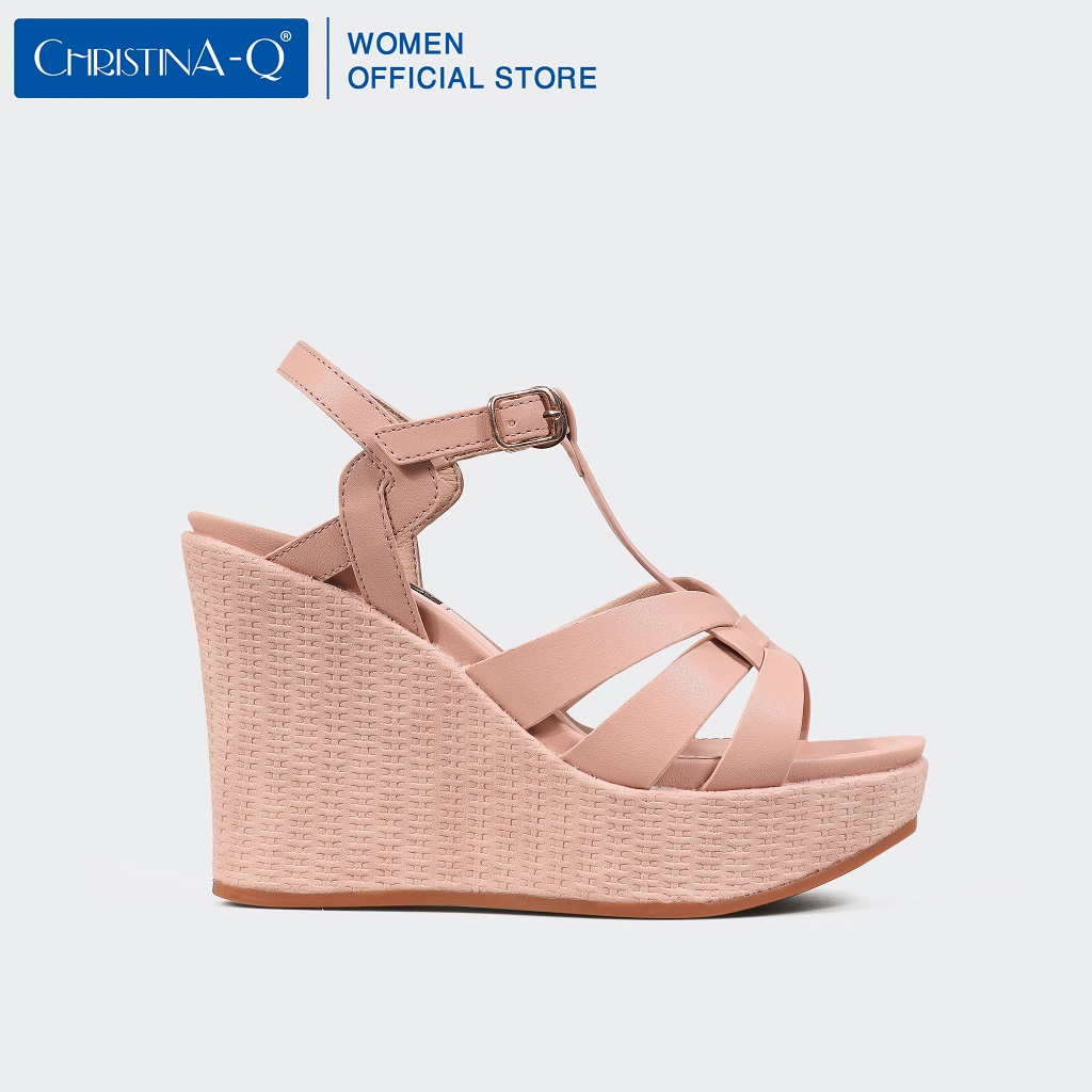 Giày Sandals Nữ Đế Xuồng ChristinA-Q XDX124