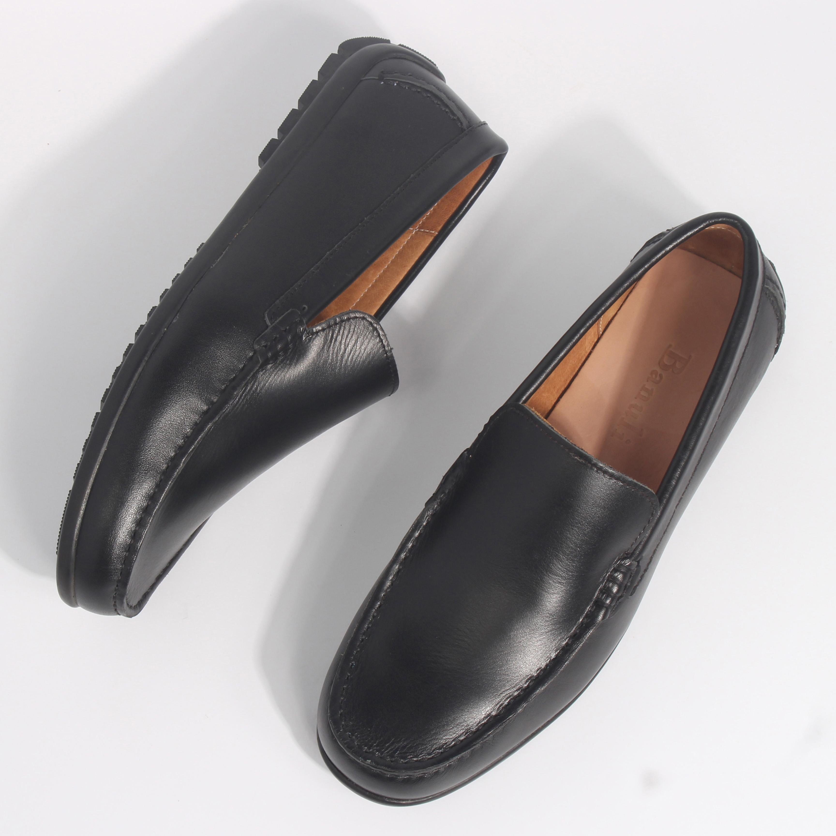 Giày Lười Nam Banuli Casual Slip-On Shoes Nappa Cow Leather K2DL1 (Da Bò Nappa Mềm Dẻo, Đế Siêu Nhẹ, Chống Trượt, Bảo Hành Trọn Đời)